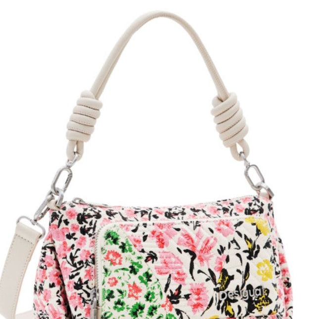 Desigual Pink Flower Handbag Purse