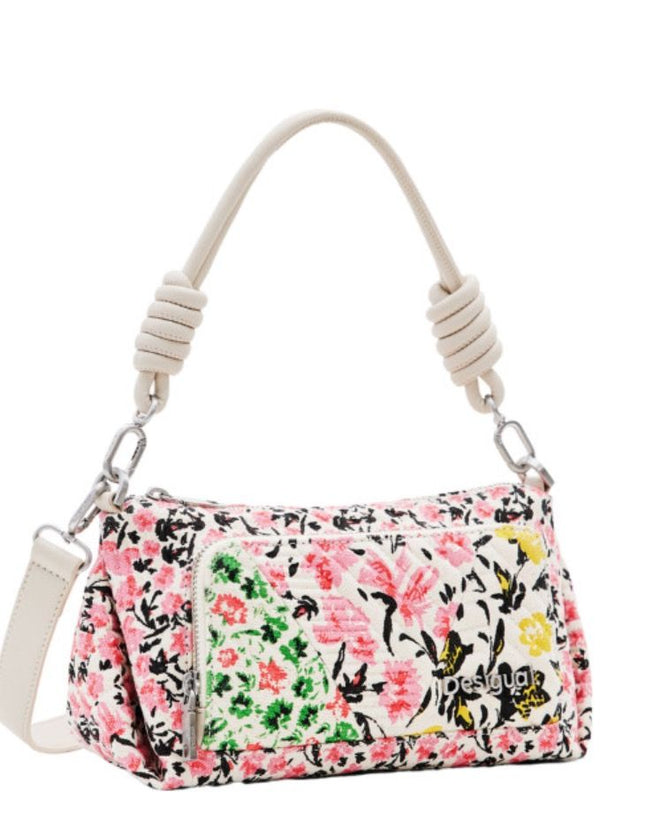 Desigual Pink Flower Handbag Purse