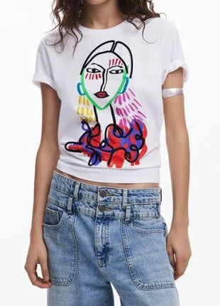 Desigual ~ Arty Print T-Shirt