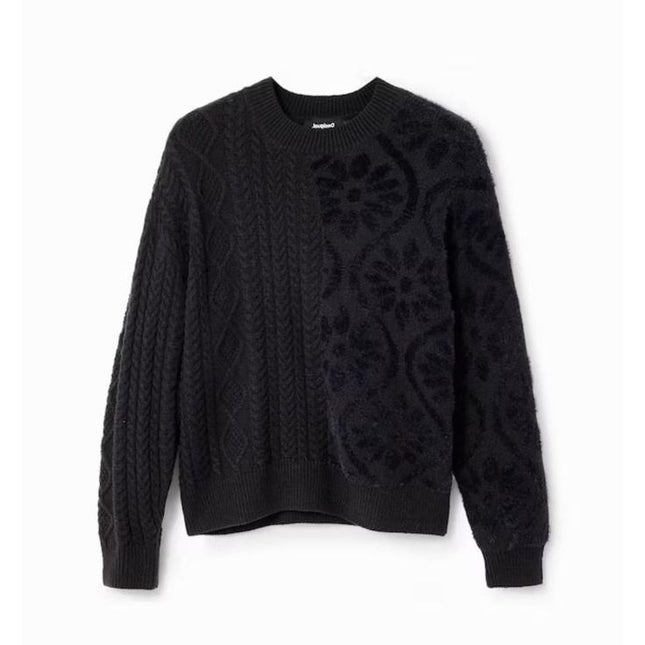 Desigual ~ Black Sweater