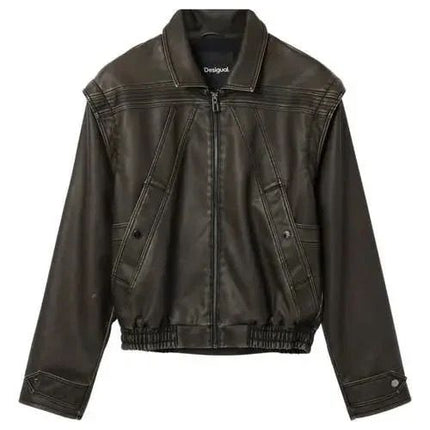 Desigual ~ Brown Henry Bomber Jacket