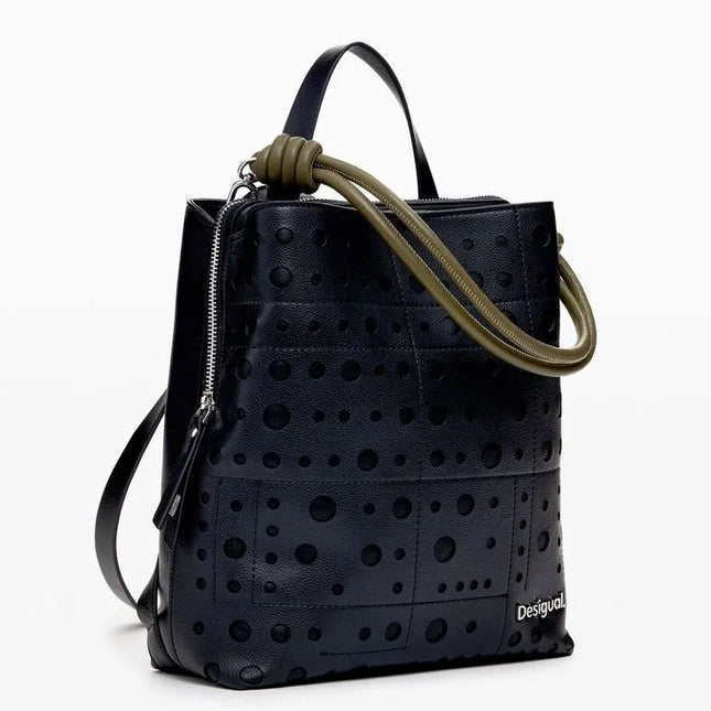 Desigual ~ Circles Faux Leather Backpack