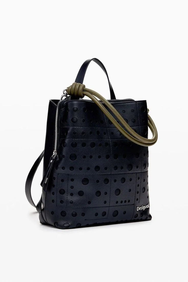 Desigual ~ Circles Faux Leather Backpack