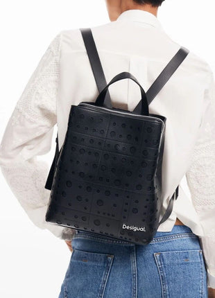 Desigual ~ Circles Faux Leather Backpack