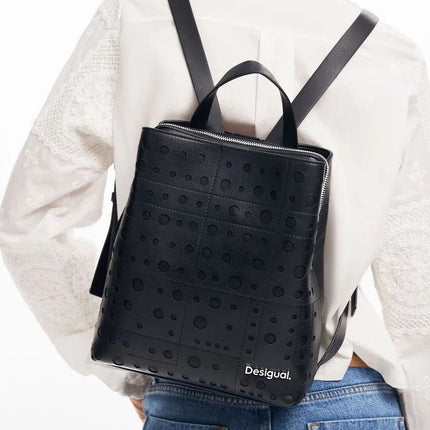 Desigual ~ Circles Faux Leather Backpack