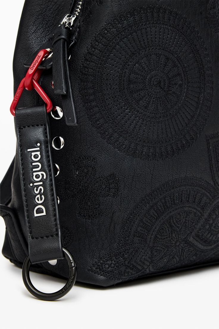 Desigual ~ Embroidered flower backpack