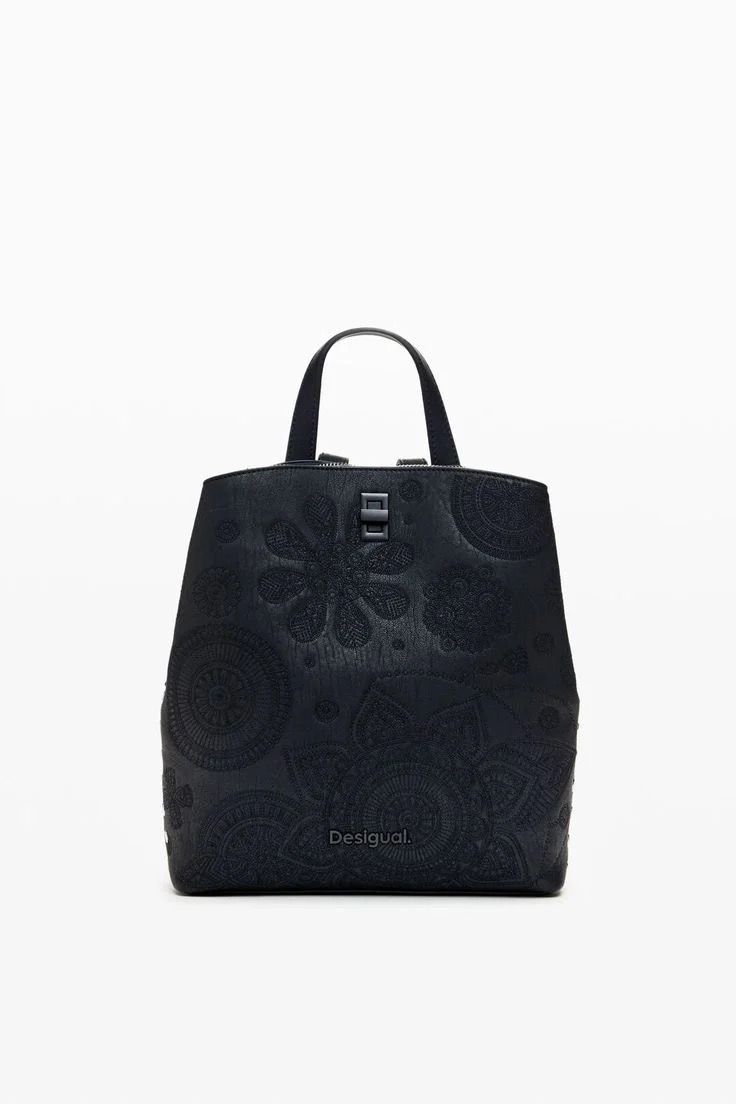Desigual ~ Embroidered flower backpack