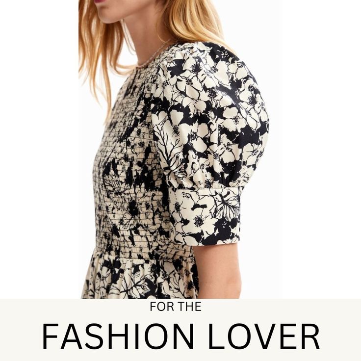 Desigual ~ Floral Print Midi Dress
