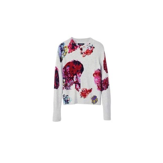 Desigual ~ Floral sweater M. Christian Lacroix