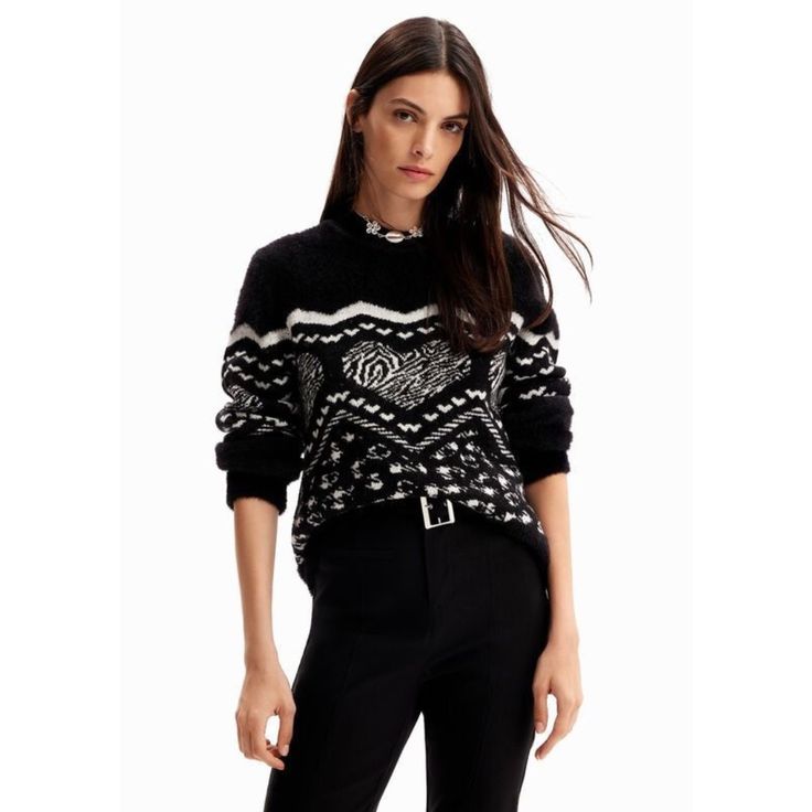 Desigual ~ Heart Sweater