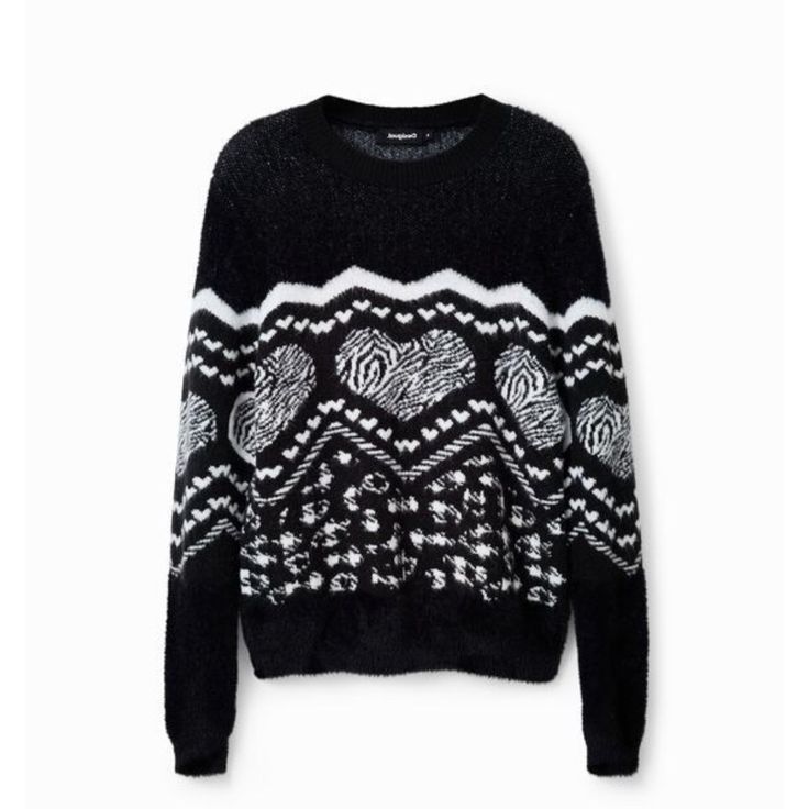 Desigual ~ Heart Sweater