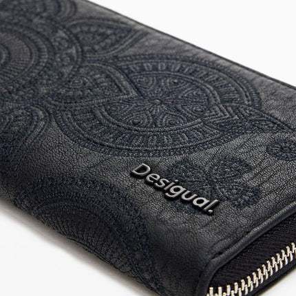 Desigual ~ Large Wallet with Floral Embroidery