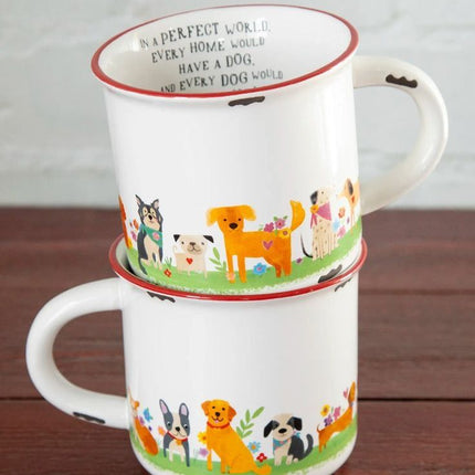 Dog Home Ceramic Camp Mug