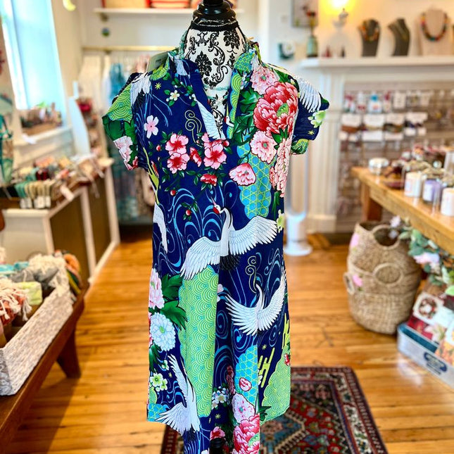 Dolma Dress ~ Garden Flight