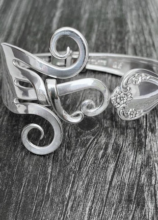 Elegant Fork Bracelets ~ Handcrafted from Vintage Silver
