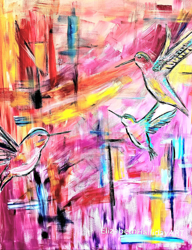 Hummingbirds ~ by Elizabeth Halliday