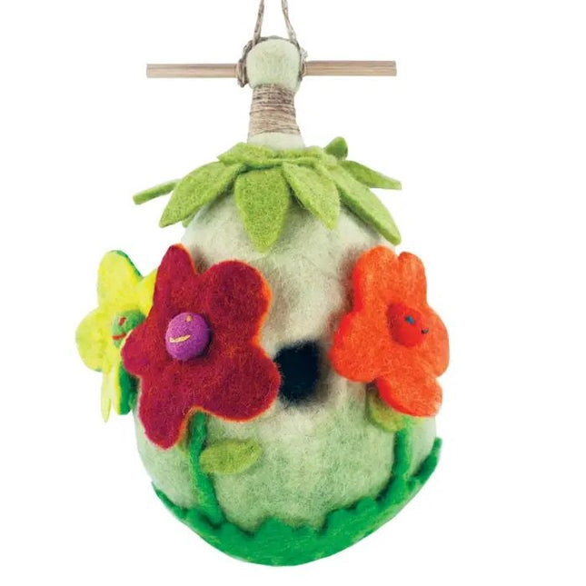 Felted Wool Birdhouses