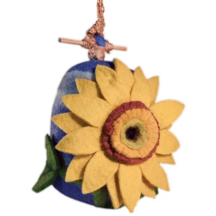 Felted Wool Birdhouses