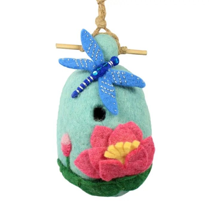 Felted Wool Birdhouses