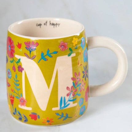 🌸 Initial Floral Mugs