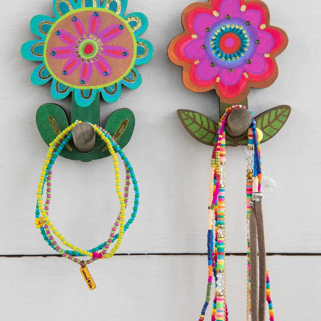 Flower Wooden Wall Hook
