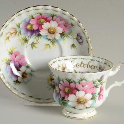 Vintage China ~ Flower of the month By Royal Albert