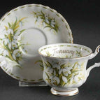 January Cup and Saucer