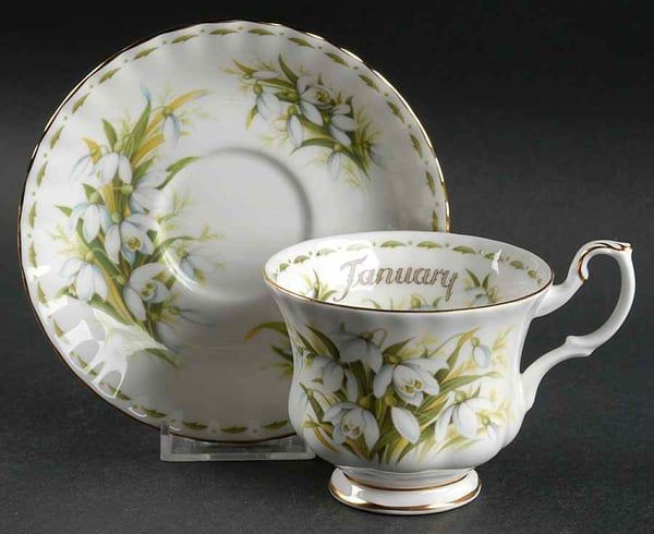 Vintage China ~ Flower of the month By Royal Albert
