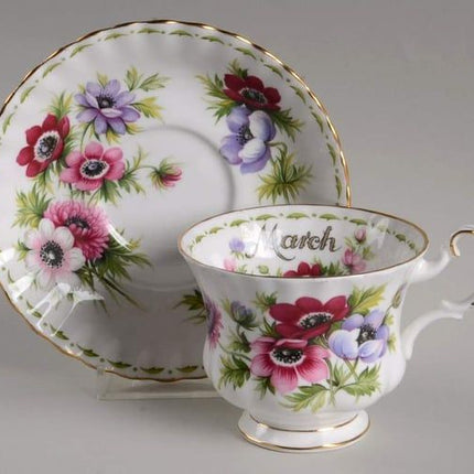 Vintage China ~ Flower of the month By Royal Albert
