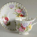 April Cup and Saucer