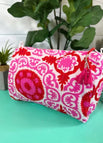 Pink Red Makeup Bag