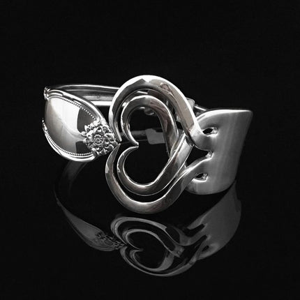 Elegant Fork Bracelets ~ Handcrafted from Vintage Silver