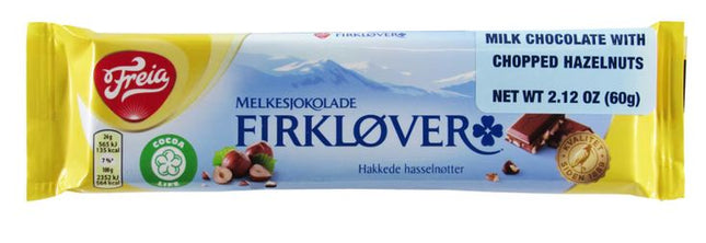 Freia Firklover Milk Chocolate with Chopped Hazelnuts Bar