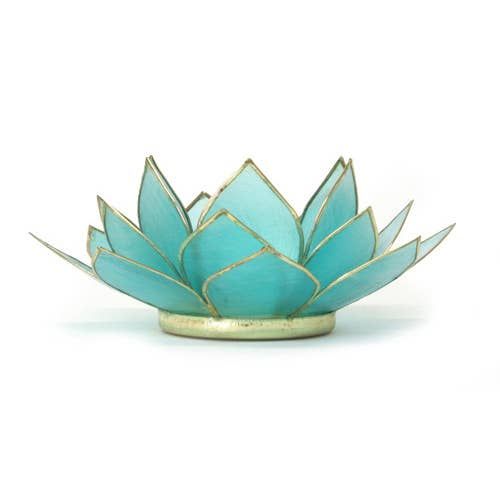 Gemstone Lotus Tea Light Holder ✨