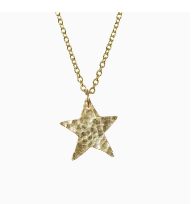 Gold Star pendant Necklace