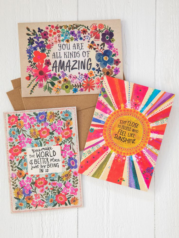 Natural Life ~ Greeting card set