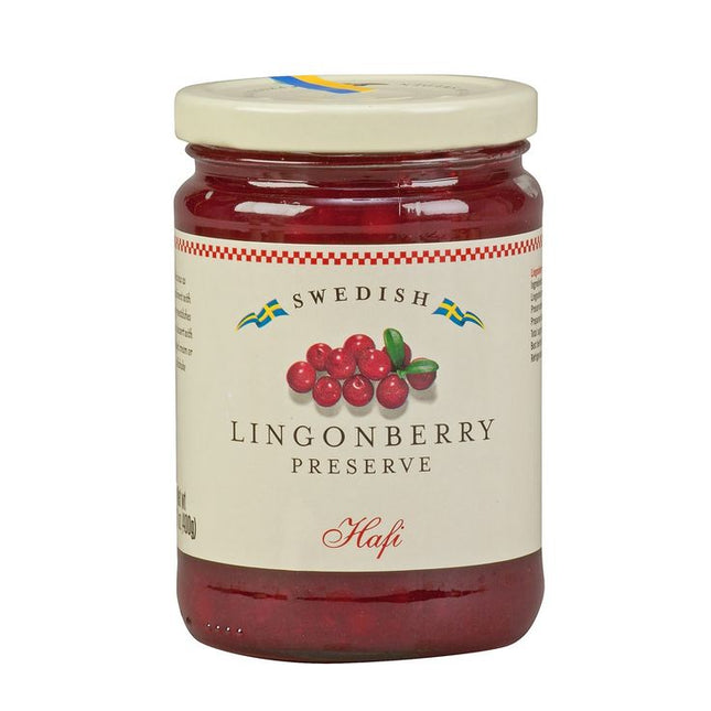 Hafi Lingonberry Preserve – Jar & Half Tub