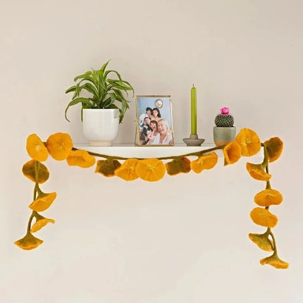 Handmade Felt Flower Garland – Fair Trade & Eco-Friendly