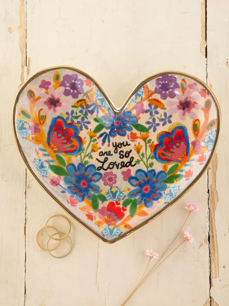 Heart-Shaped Trinket Dish - You Are So Loved