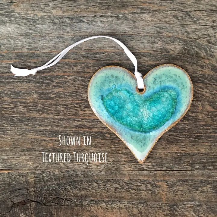 Heart Ornament - ceramic