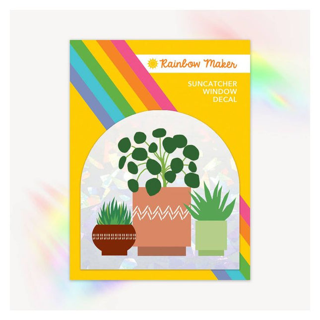 House Plants- Rainbow Maker - Suncatcher Window Sticker