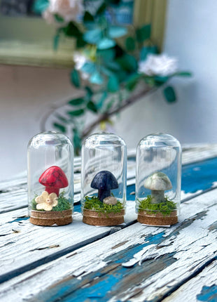 Crystal Mushroom Terrariums ✨🍄