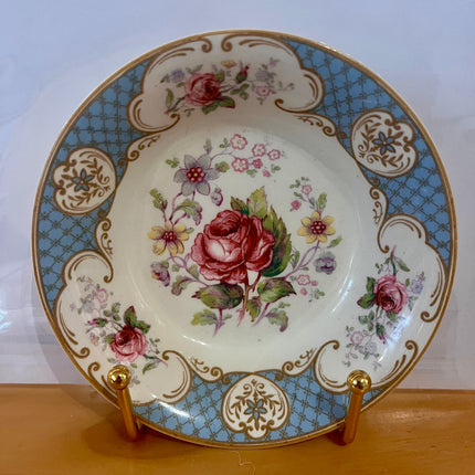 Vintage China~ Rose Blue by Myott Staffordshire Fruit Bowl