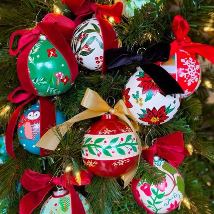 Hand Painted Holiday Ornaments