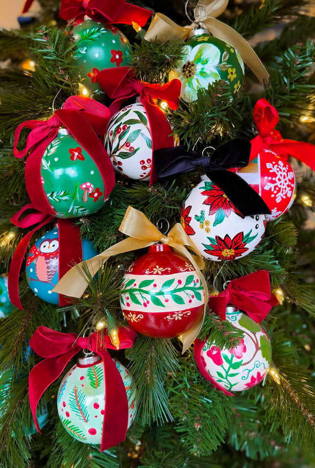 Hand Painted Holiday Ornaments