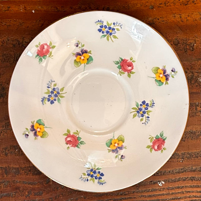Vintage China ~ Rose Pansy By Crown Staffordshire