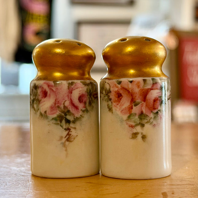 Vintage China ~ Mini Salt and Pepper Shakers