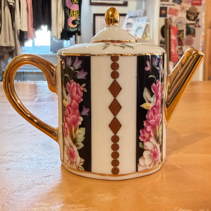 Vintage China ~ Miniature English Teapot