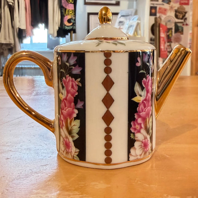 Vintage China ~ Miniature English Teapot