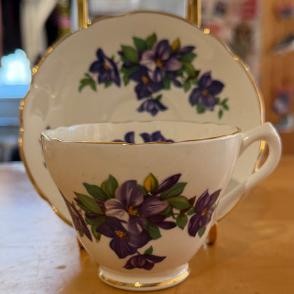 Vintage China ~ Elegant Violets By Marlborough